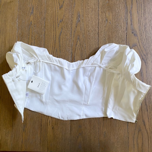 A.L.C. Nora Top White New With Tags US4 - Picture 10 of 12